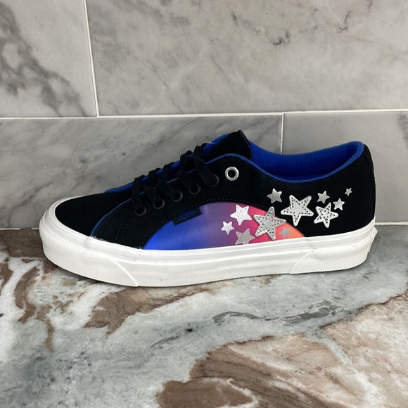 NWOT Vans Lampin 86 DX Anaheim Factory Moon Black Suede Stars Sneakers W 7.5 M 6 - Picture 4 of 10